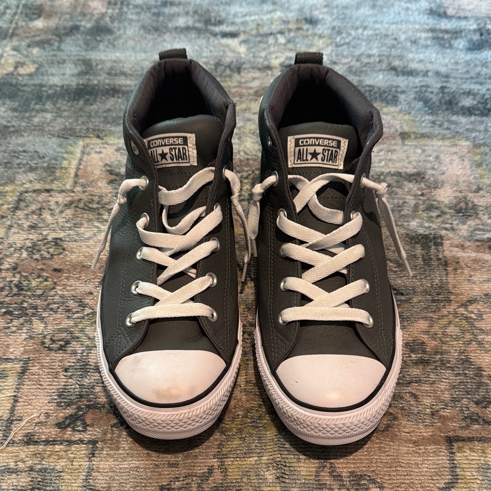 Converse Black and White High-Tops